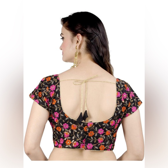 Chandrakala Women's Party Wear Bollywood Indian Style Saree Blouse Padded - Picture 3 of 9